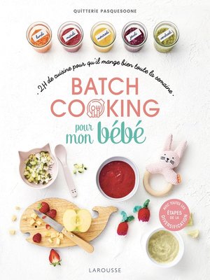 cover image of Batch cooking des bébés